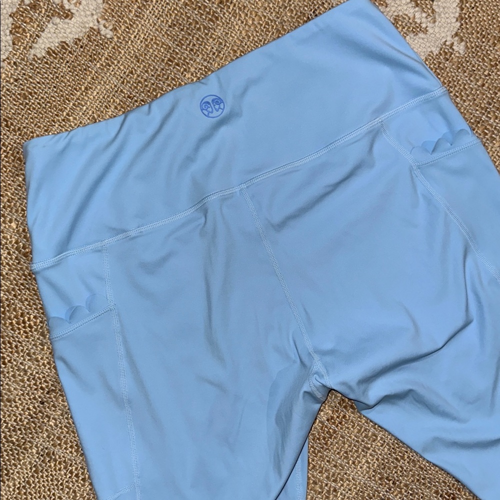 Renwick Scallop Leggings Light Blue Women’s Bottoms Large - Picture 7 of 7